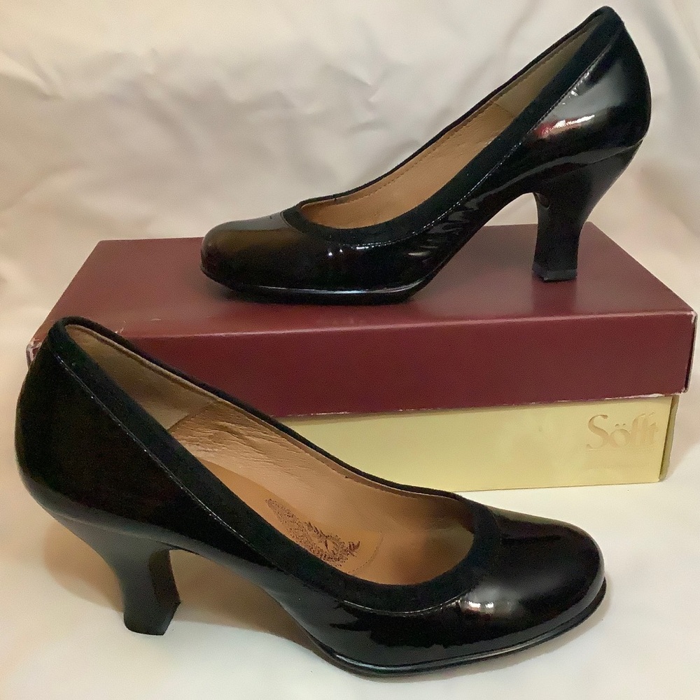 Söfft Venezia Black Patent Shoes